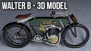 Walter B – 3D model